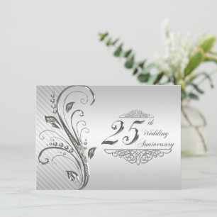 Invitation pour les 25 ans de mariage