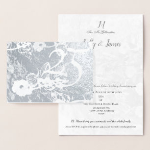 Invitation pour les 25 ans de mariage (anniversair