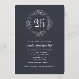 Invitation pour les 25 ans d'entreprise