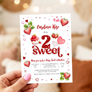 Invitation pour les 2 ans de Berry Sweet