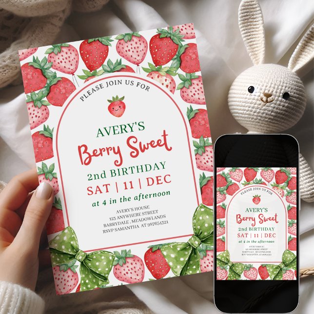 Invitation pour les 2 ans de Berry Sweet à la frai (Créateur téléchargé)