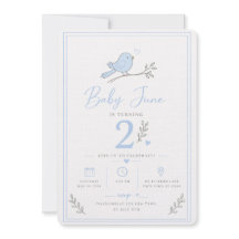 Invitation pour les 2 ans de Petit Garçon