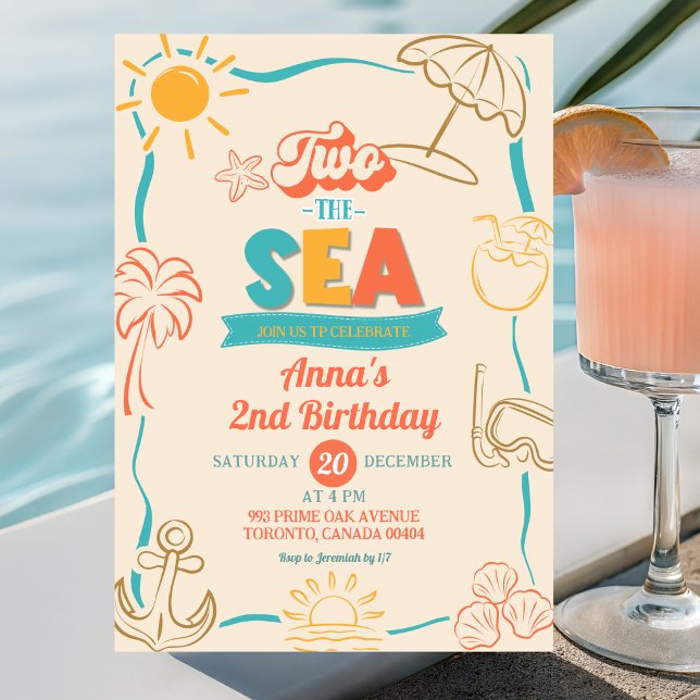Invitation pour les 2 ans de Retro Two The Sea (Créateur téléchargé)