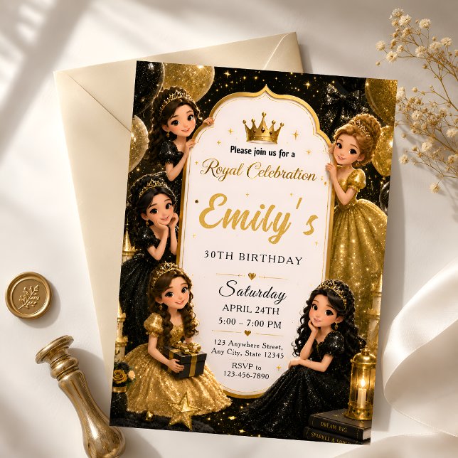 Invitation pour les 30 ans de la Princesse Royale  (Créateur téléchargé)