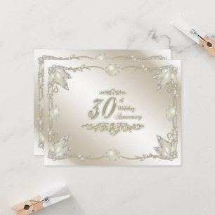 Invitation pour les 30 ans de mariage