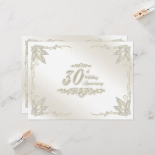 Invitation pour les 30 ans de mariage