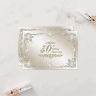 Invitation pour les 30 ans de mariage, RSVP