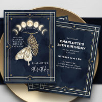 Invitation pour les 30 ans sous le thème du Tarot
