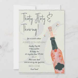 INVITATION POUR LES 30 ANS ! TRENTE ANS, FLIRT ET