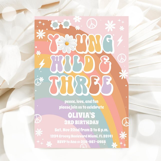 Invitation pour les 3 ans de Retro Rainbow (Créateur téléchargé)