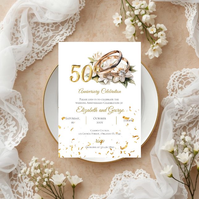 invitation pour les 50 ans (Créateur téléchargé)