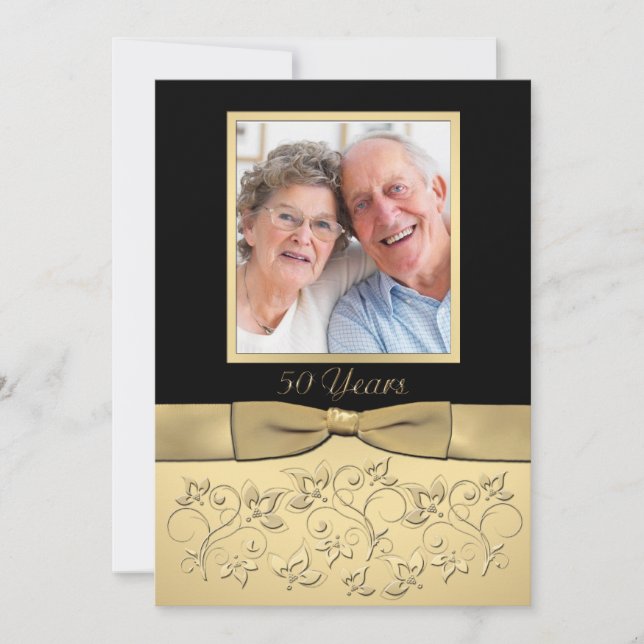 Invitation pour les 50 ans d'anniversaire de maria (Devant)