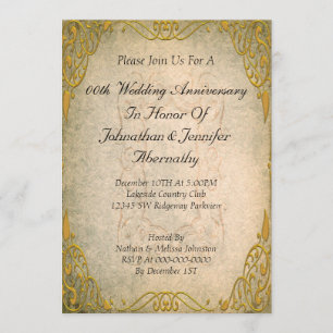 Invitation pour les 50 ans de mariage