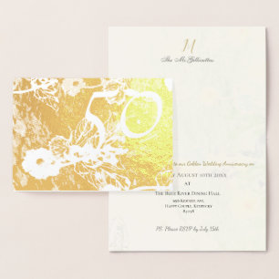 Invitation pour les 50 ans de mariage