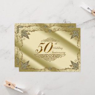 Invitation pour les 50 ans de mariage