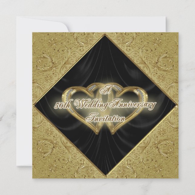 Invitation pour les 50 ans de mariage (Devant)