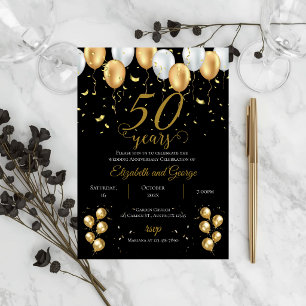 Invitation pour les 50 ans de mariage