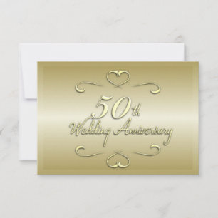 Invitation pour les 50 ans de mariage