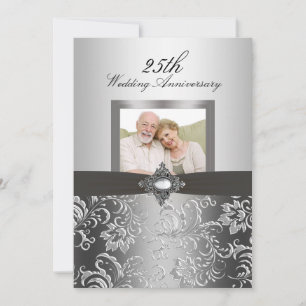 Invitation pour les 50 ans de mariage avec photo d