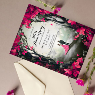 Invitation pour les 50 ans de mariage d'or