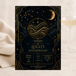 Invitation pour les 50 ans du Verseau Art Déco S