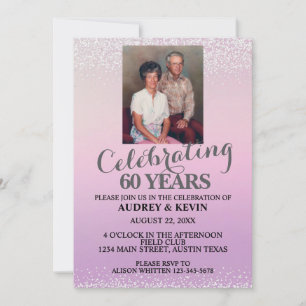 Invitation pour les 60 ans