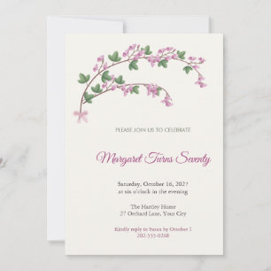 Invitation pour les 70 ans de Bush Clover