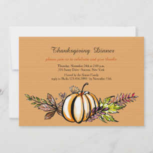 Invitation pour les célébrations d'automne