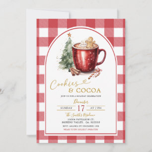 Invitation pour les fêtes de Noël : biscuits au gi