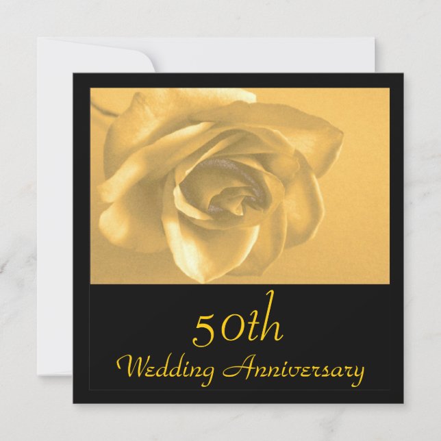 Invitation pour les Noces d'Or (Devant)