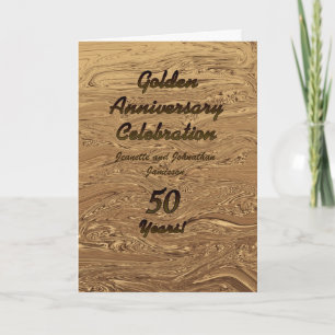 Invitation pour les Noces d'Or - 50 Ans