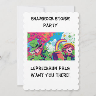Invitation pour les petits lutins de la fête de la