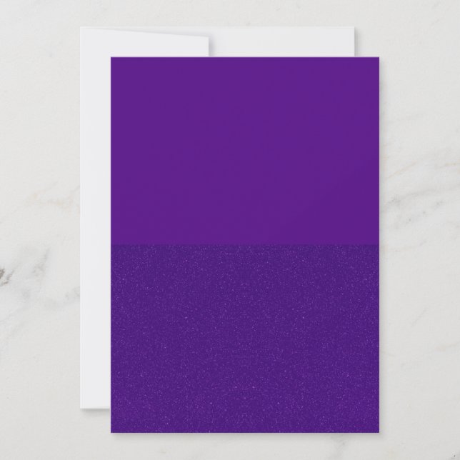 Invitation pour l'événement Violet Semi-Pailleté – (Devant)