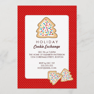Invitation pour Noël Cookie Exchange