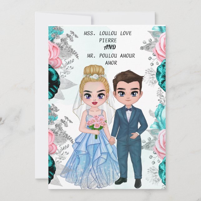 Invitation pour réserver la date (Devant)