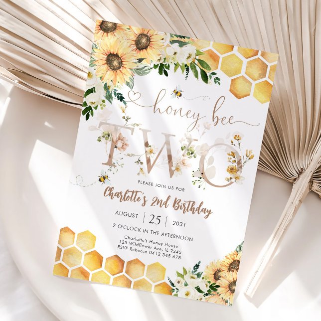 Invitation pour un 2ème anniversaire sur le thème  (Créateur téléchargé)