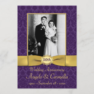 Invitation pour un anniversaire de mariage toutes 