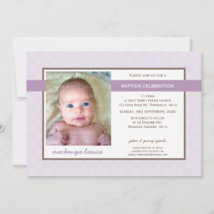 INVITATION POUR UN BAPTÊME EN PHOTO :: gloire 5L