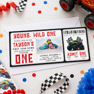 Invitation pour un billet d'anniversaire de Monste