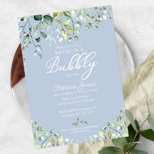 Invitation pour un brunch et une douche de mariée