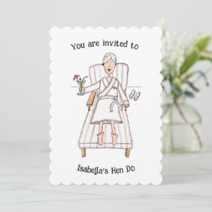 Invitation pour un enterrement de vie de jeune fil
