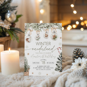 Invitation pour un Onederland d'hiver neutre