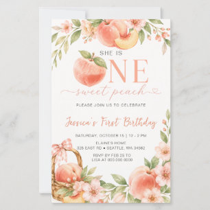 Invitation pour un premier anniversaire Budget One