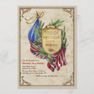 Invitation pour un salut à nos héros