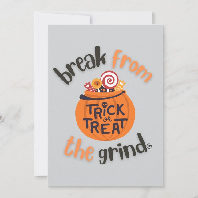 Invitation pour un Trick or Treat (Devant)