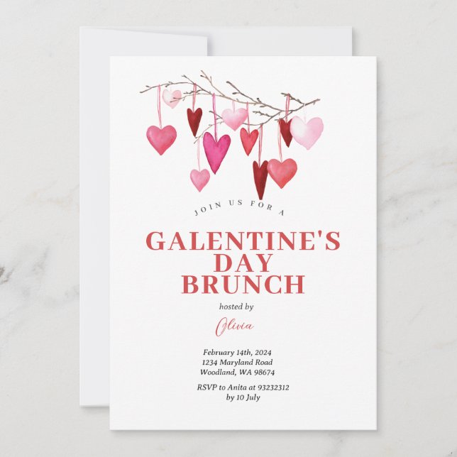 Invitation pour une amitié de jour de brunch de la (Devant)