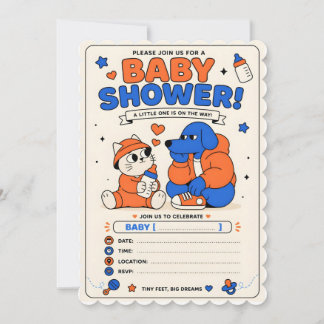 invitation pour une baby shower