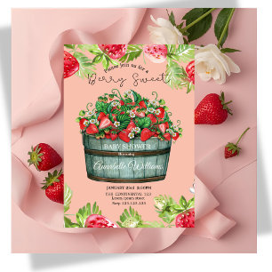 Invitation pour une baby shower au doux parfum de
