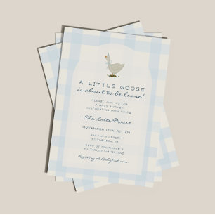 Invitation pour une Baby Shower avec un Petit Garç