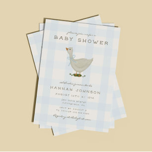 Invitation pour une Baby Shower avec un Petit Garç